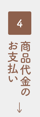 商品代金のお支払い